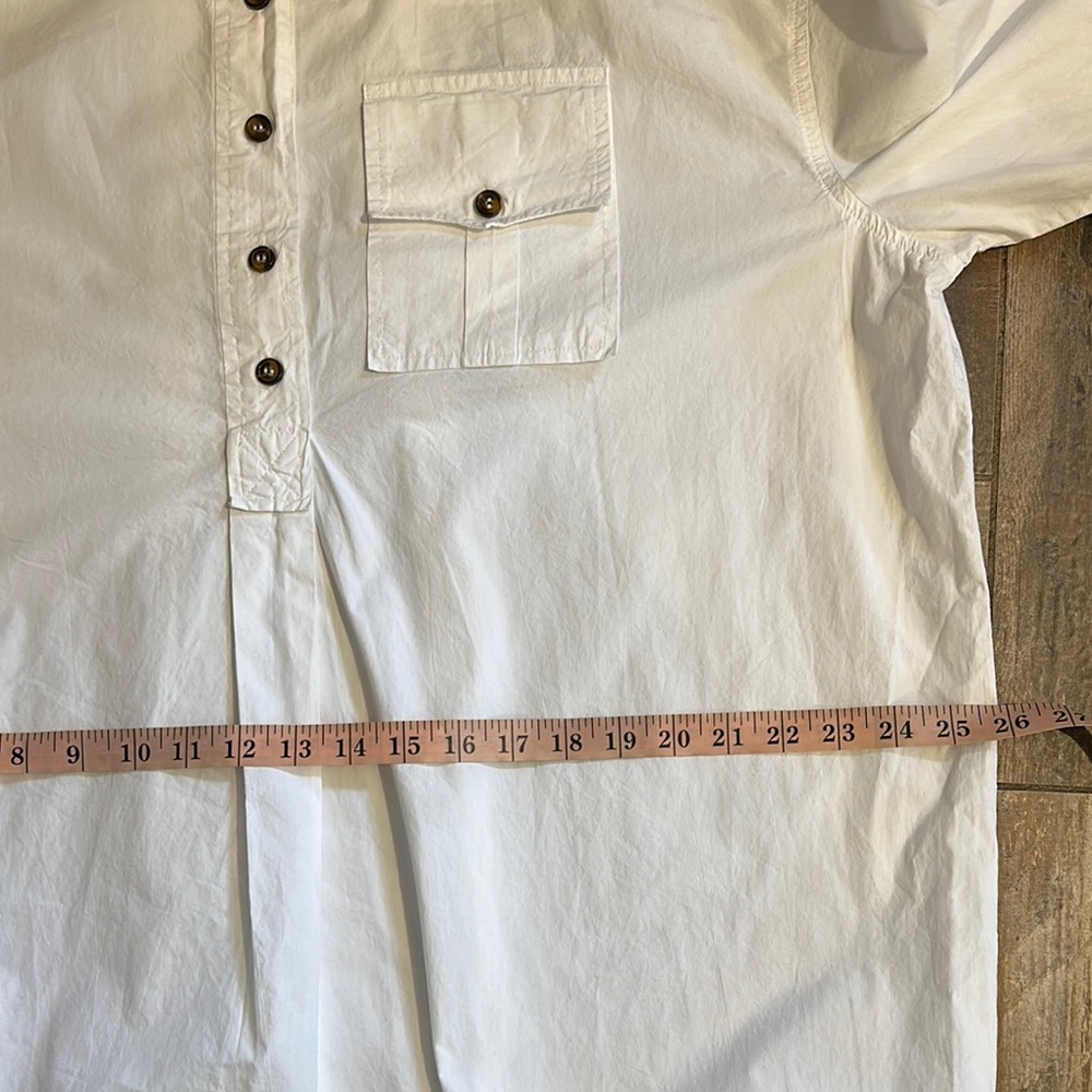 GANNI White Poplin Oversized Shirt Dress
by GANNI - Picture 15 of 16